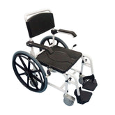 Russka Dusch-Toilettenrollstuhl mit 24"-Rädern