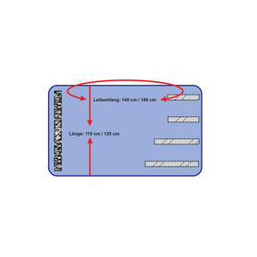 Wickeldecke für Rollstühle