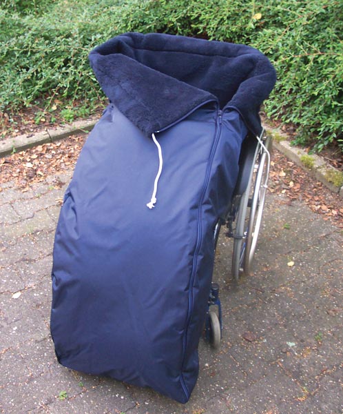 Webpelz Schlupfsack für Rollstuhlfahrer