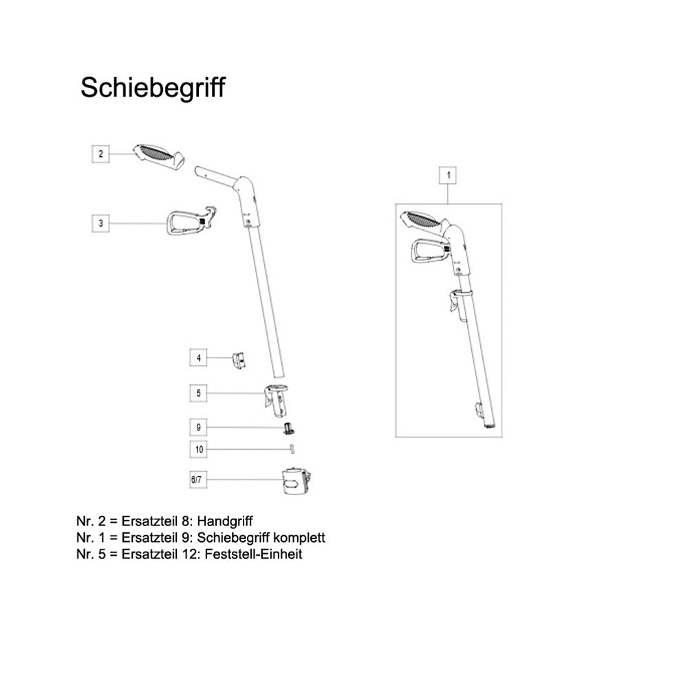 Ersatzteile Gemino 30, 20 und 60 Rollatoren