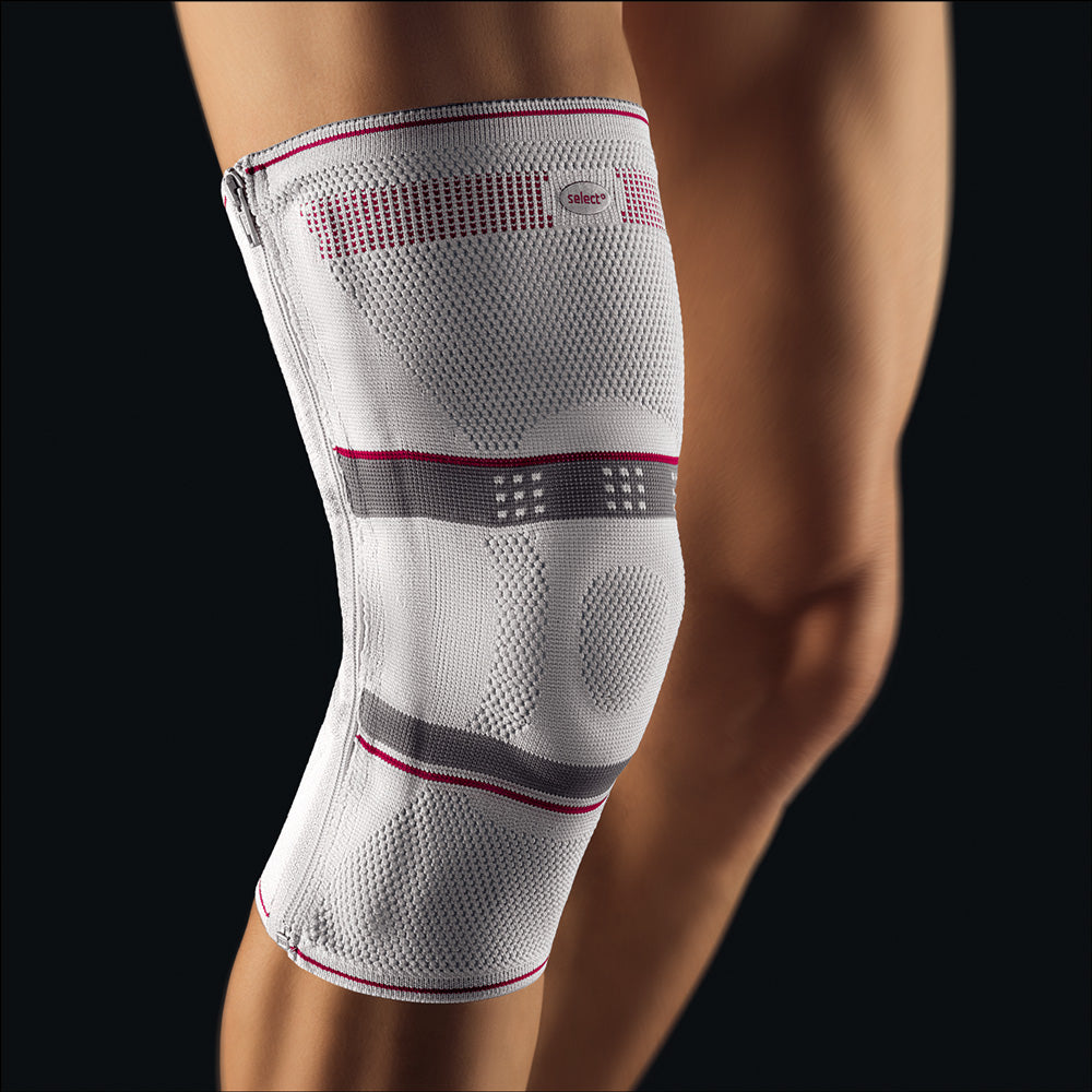 Bort GenuZip® Patella-Fixationsbandage, silber