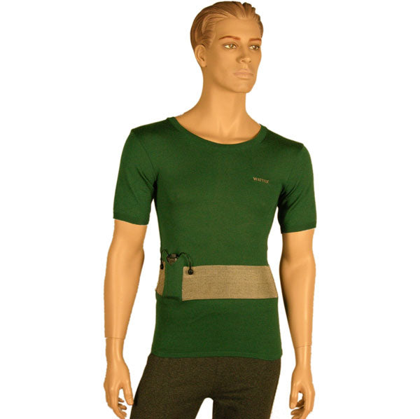 warmX undershirt beheizbar Viertelarm für Herren aus Microfaser