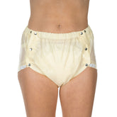 Suprima Inkontinenz-Slip PVC mit verstellbarem Beingummi in Softgelb