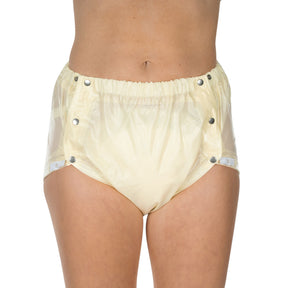 Suprima Inkontinenz-Slip PVC mit verstellbarem Beingummi in Softgelb
