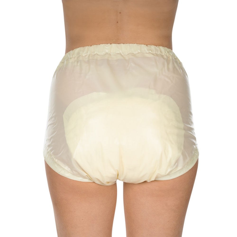 Suprima Inkontinenz-Slip PVC mit verstellbarem Beingummi in Softgelb