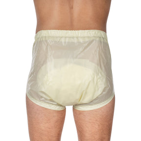 Suprima Inkontinenz-Slip PVC mit verstellbarem Beingummi in Softgelb