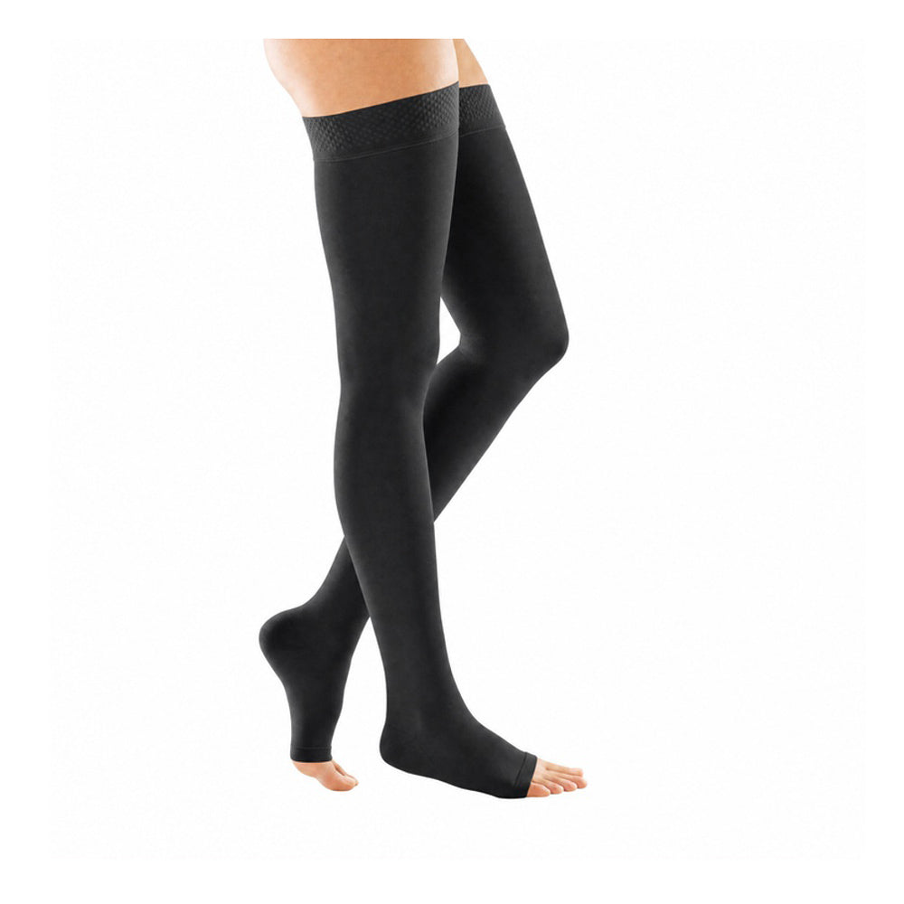 Medi duomed® basic CCL1 AG Schenkelstrümpfe normal o. Fußspitze Noppenhaftband
