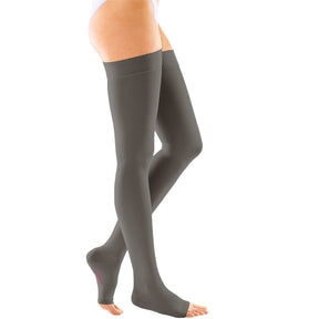 mediven® forte CCL3 AG Schenkelstrümpfe normal (72-83 cm) o. Fußspitze Noppenhaftband