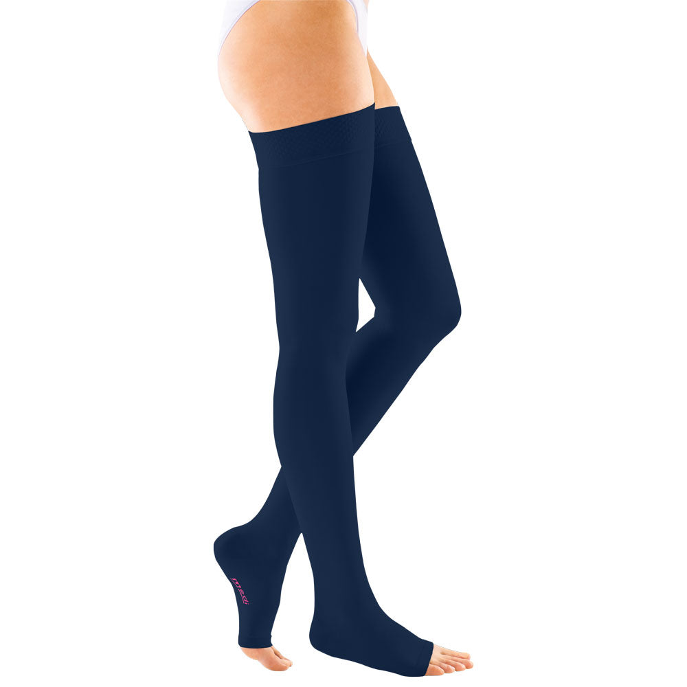 mediven® forte CCL3 AG Schenkelstrümpfe normal (72-83 cm) o. Fußspitze Noppenhaftband