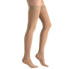 Ofa Memory AG CCL1 Schenkelstrümpfe Noppenhaftband Fleur langer Fuß