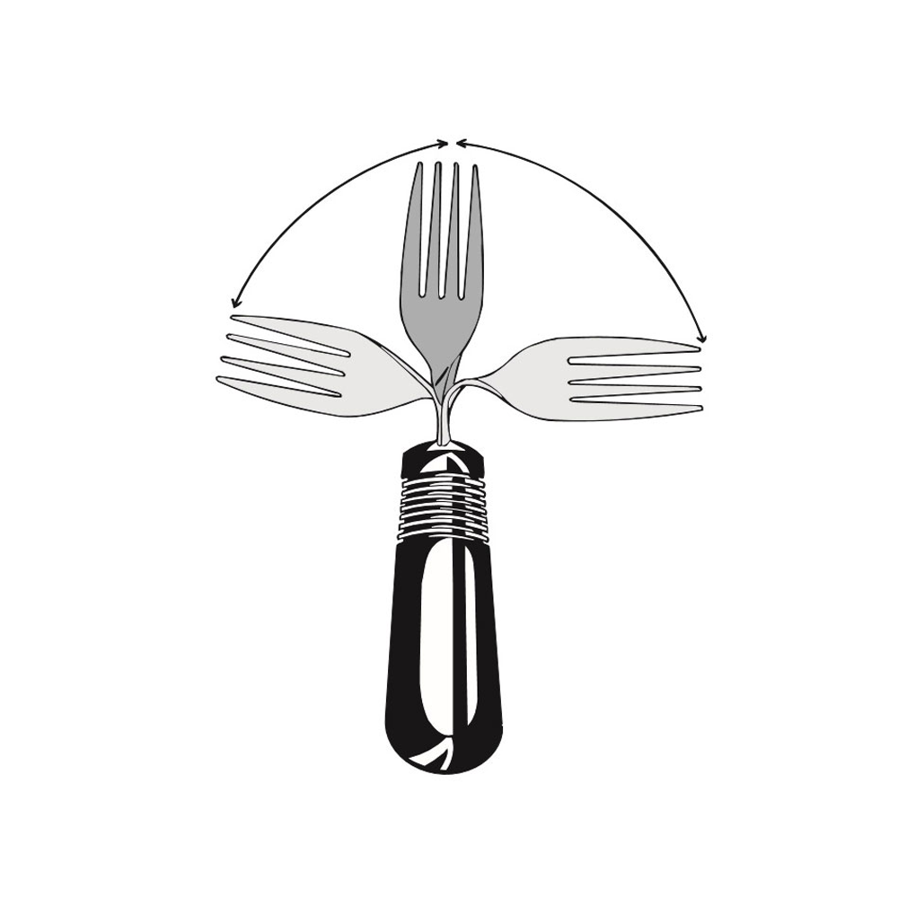 Big Grip Messer mit gezahnter Schneide - biegsam