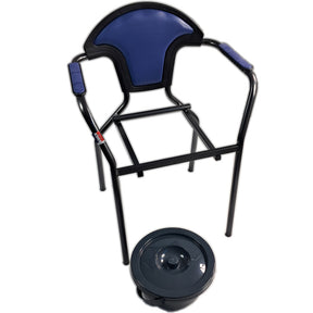 Russka Toilettenstuhl "Standard modern", blau