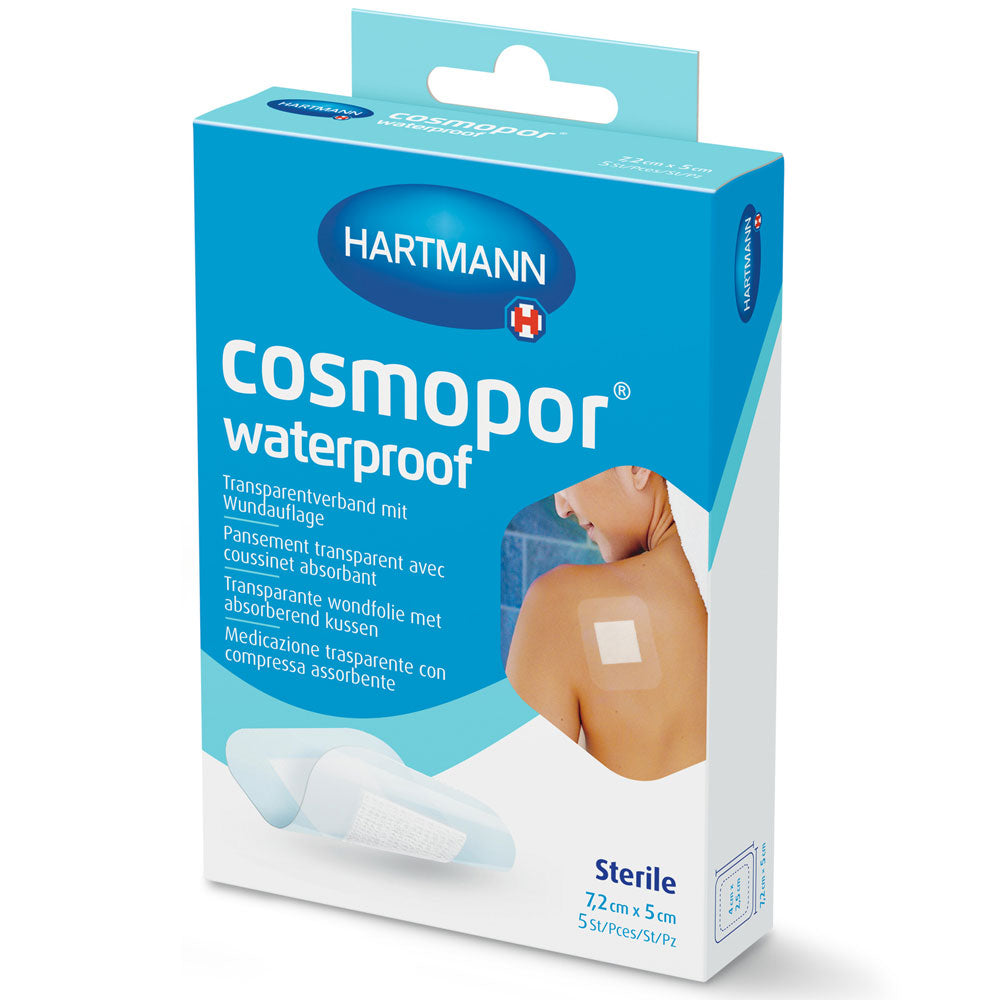 Hartmann Cosmopor® Waterproof steril Wundverband 7,2 x 5 cm (1x5 Stk.)