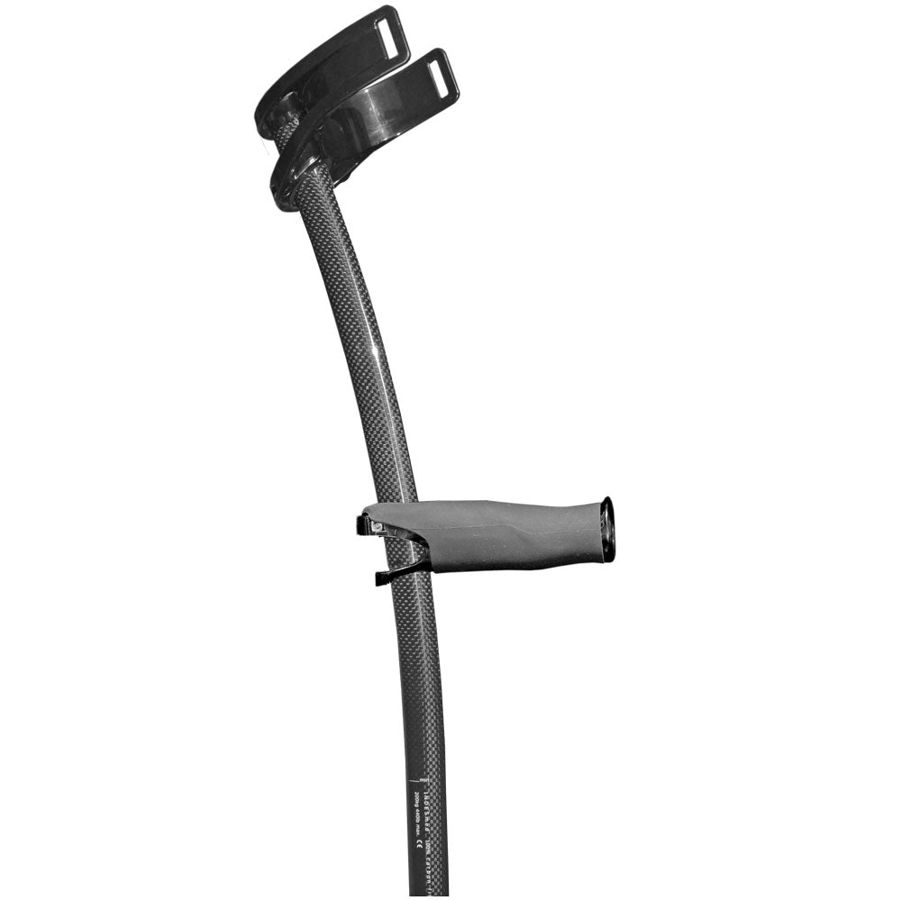 INDESmed Unterarmgehstütze Carbon offene Armschelle