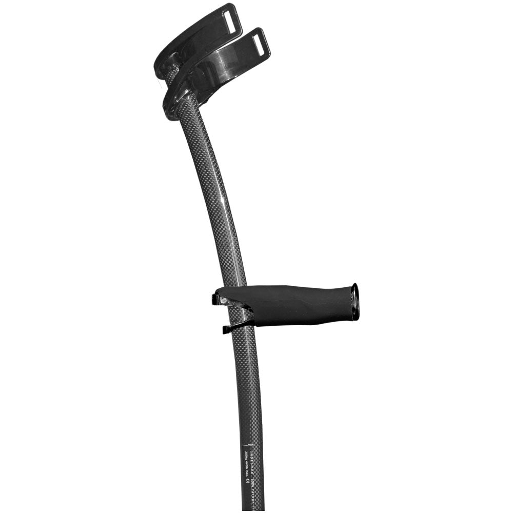 INDESmed Unterarmgehstütze Carbon offene Armschelle