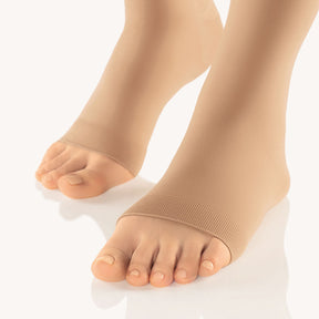BORT AktiVen® Extra CCL2 AG Schenkelstrümpfe normal offene Fußspitze mit Noppenhaftband