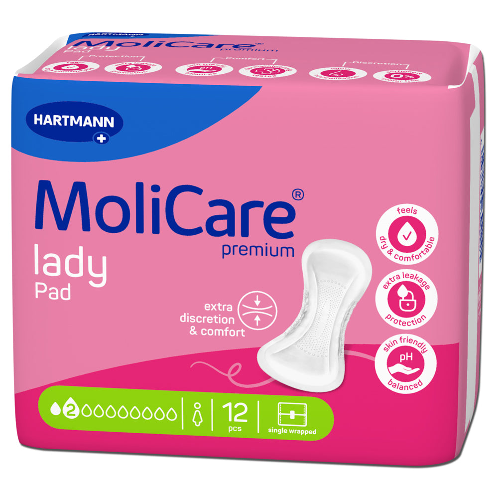 Hartmann MoliCare Premium Lady Pads 2 Tropfen (1x12 Stk.)