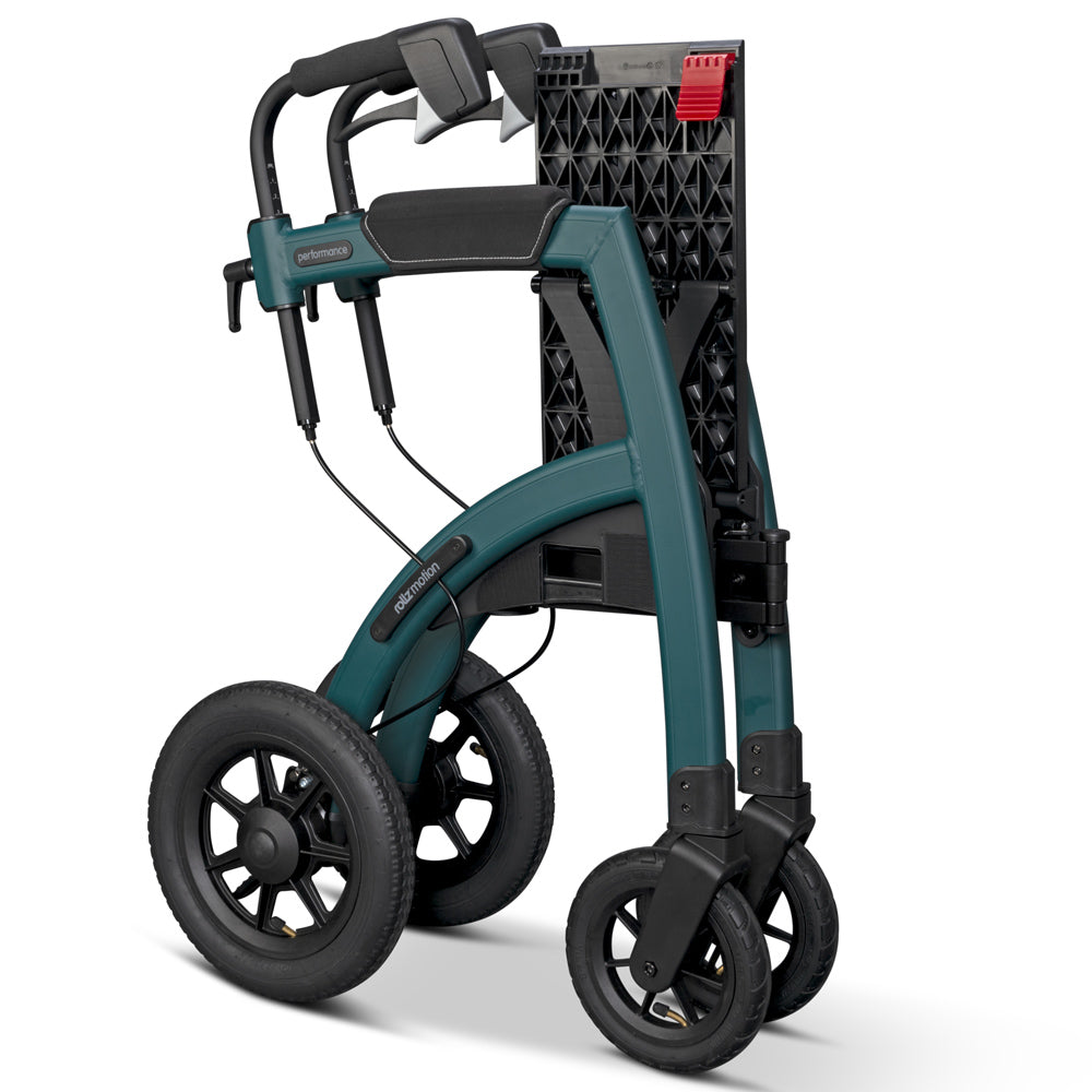 Rollz Motion Performance Rollstuhl-Rollator mit Luftreifen (Hinterräder)