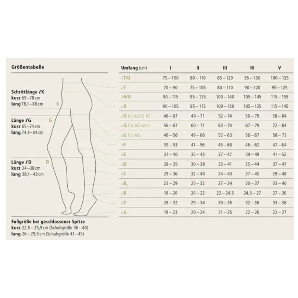 Ofa Memory AD CCL2 Kompressionsstrümpfe kurzer Fuß (Schuhgröße 36 - 40)