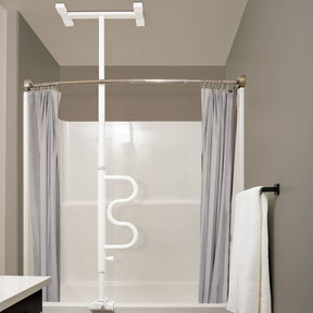 Wonder Bathtube Pole Badewannen-Deckenstange mit Griff - Ohne Bohren