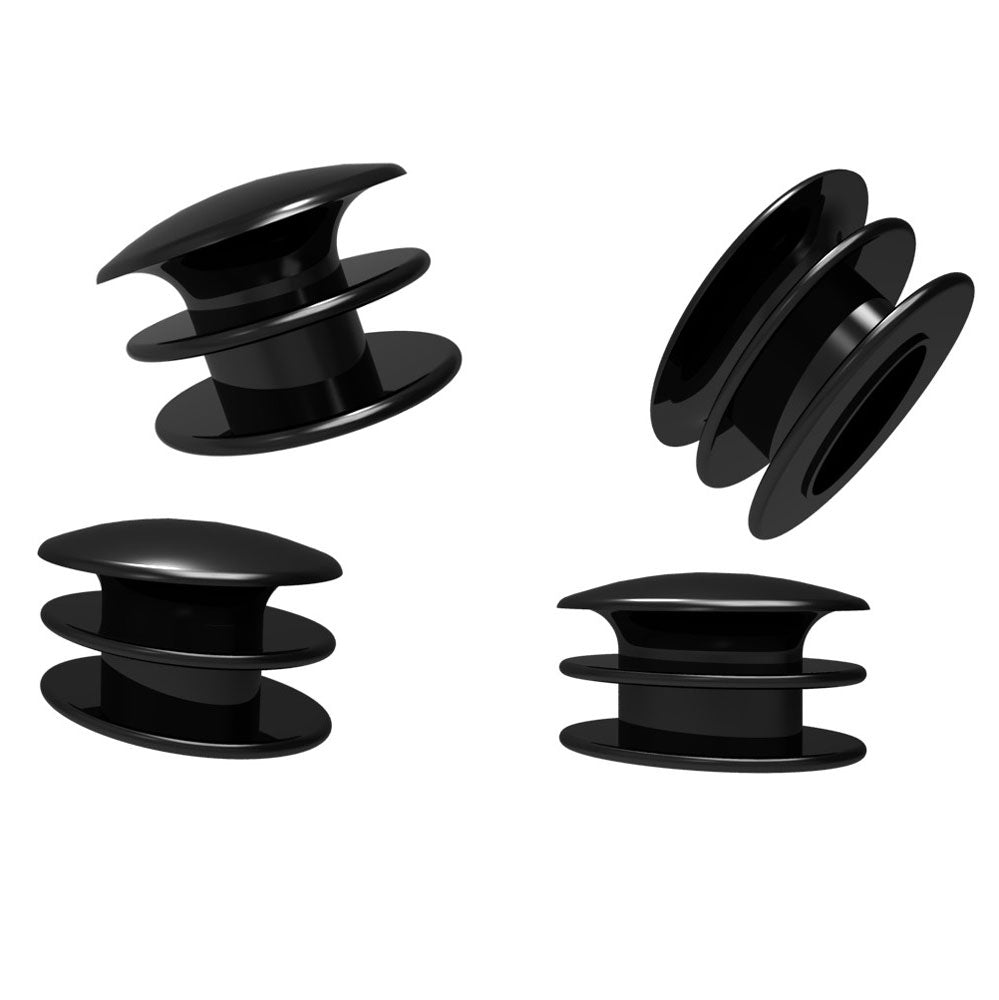 Ersatzkappen für INDESmed Gehstützen und Gehstöcke (1x4 Stück)