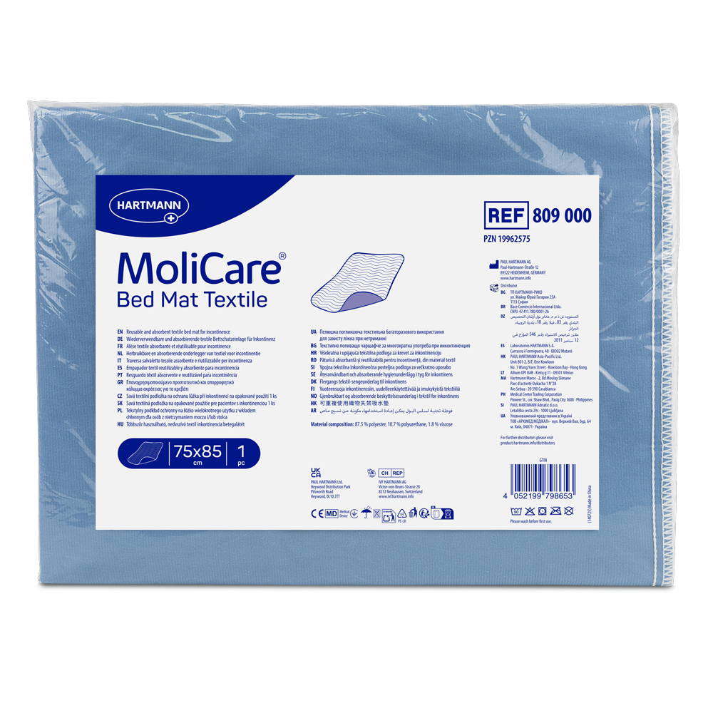 Hartmann MoliCare® Bed Mat Textile Bettschutzeinlage 75x85 cm
