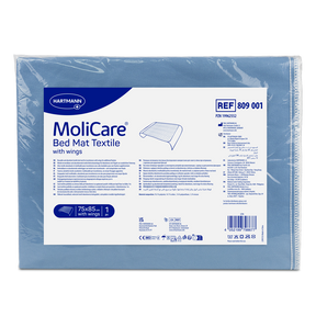 Hartmann MoliCare® Bed Mat Textile Bettschutzeinlage mit Flügeln 75x85 cm