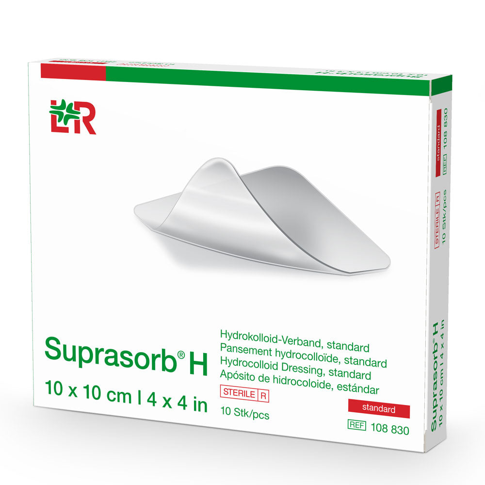 L&R Suprasorb H Hydrokolloid-Verband Standard 10x10 cm (10 Stk.)