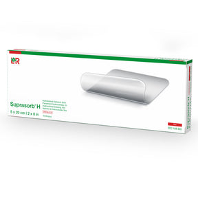 L&R Suprasorb H Hydrokolloid-Verband Dünn 5x20 cm (10 Stk.)