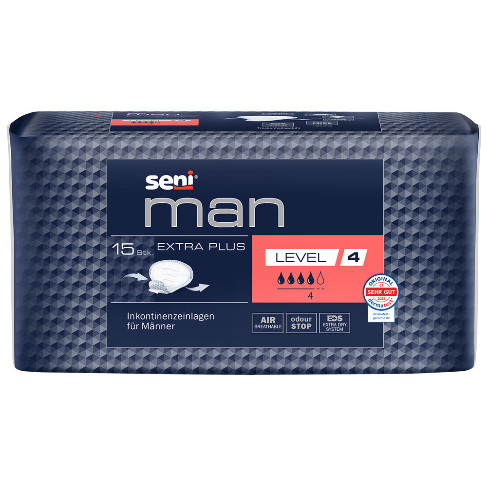 Seni Man Extra Plus Level 4 Inkontinenzeinlagen (1x15 Stk.)