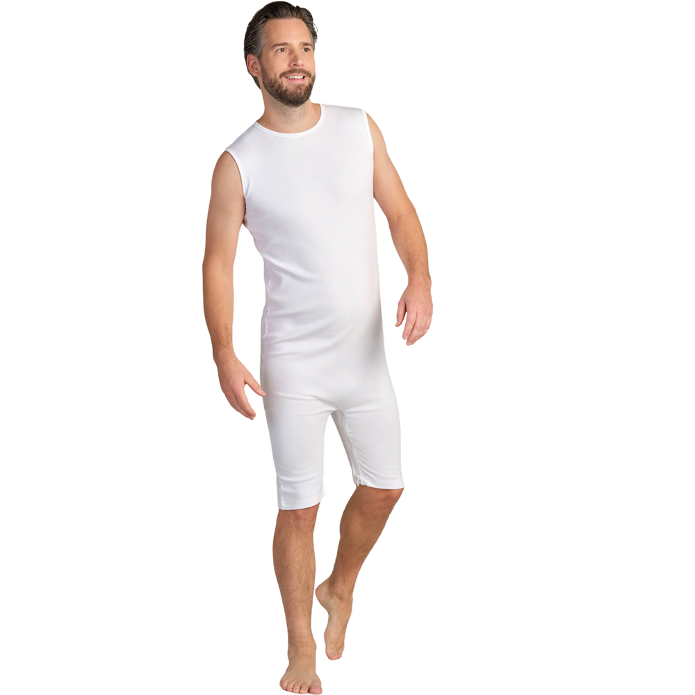 4care Body kurz, ohne Arme mit Reißverschluß