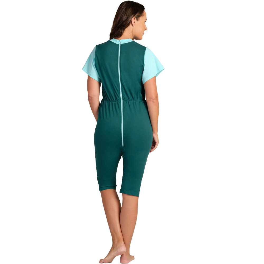 4care Hansop-Overall kurz mit Rücken-Reißverschluss