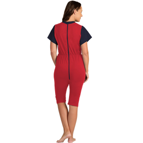 4care Hansop-Overall kurz mit Rücken-Reißverschluss