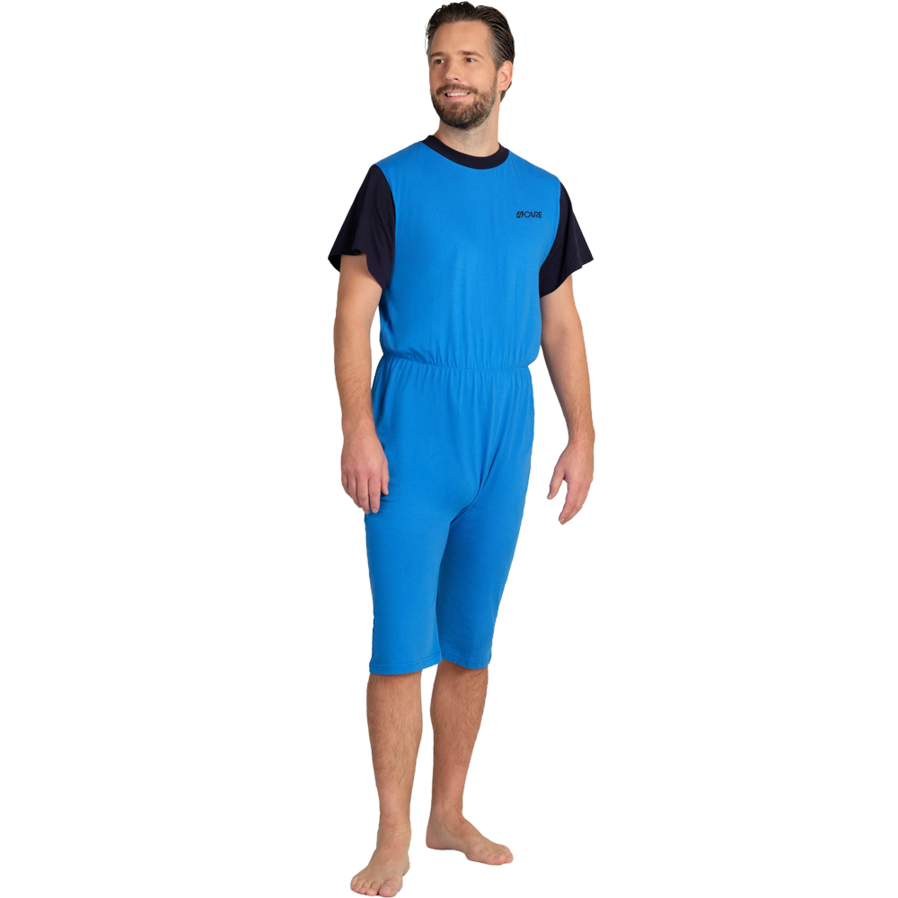 4care Hansop-Overall kurz mit Rücken-Reißverschluss