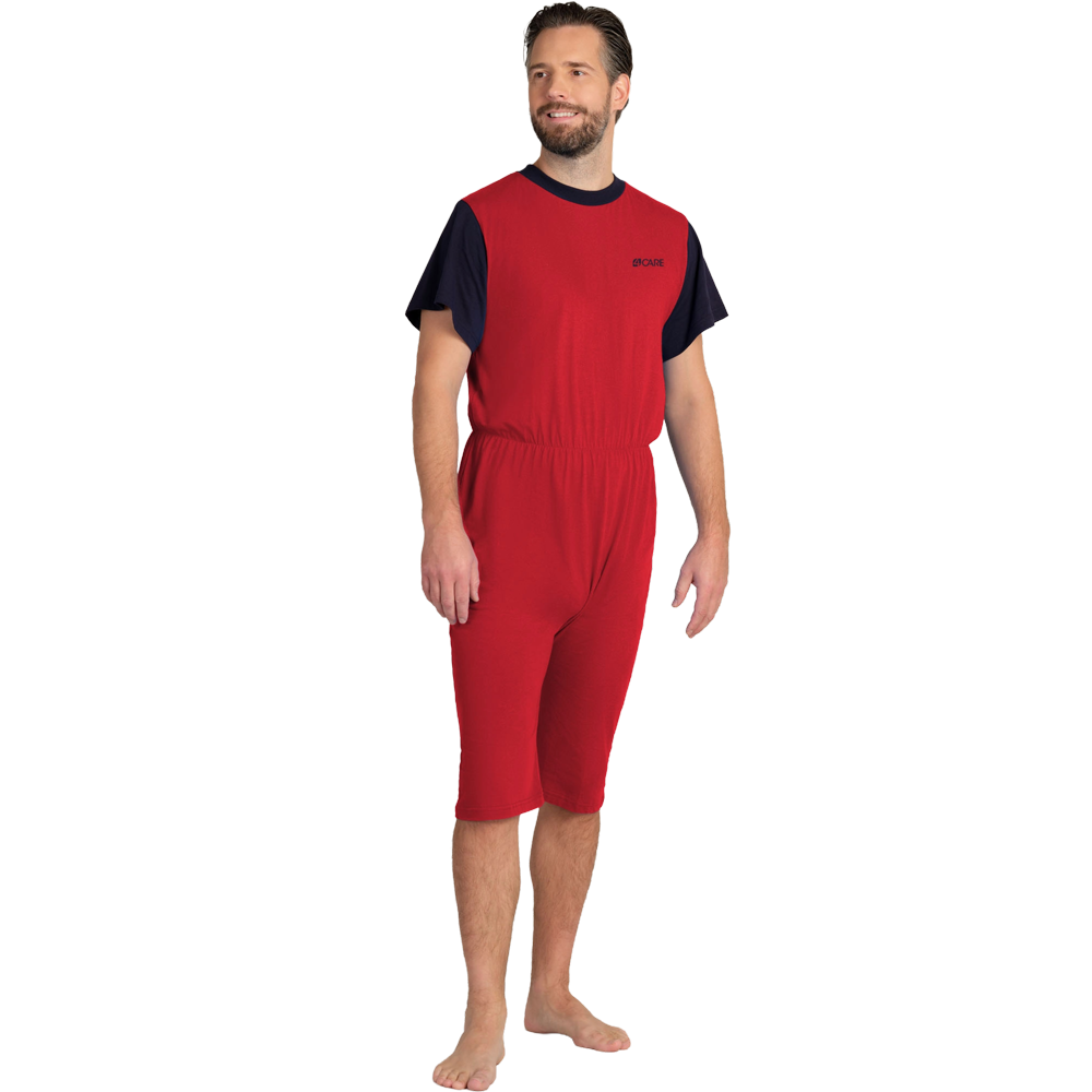 4care Hansop-Overall kurz mit Rücken-Reißverschluss