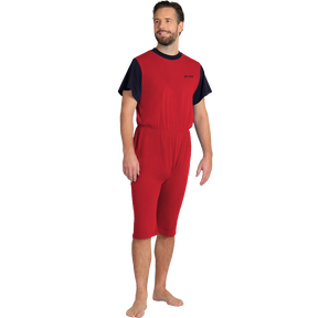 4care Hansop-Overall kurz mit Rücken-Reißverschluss