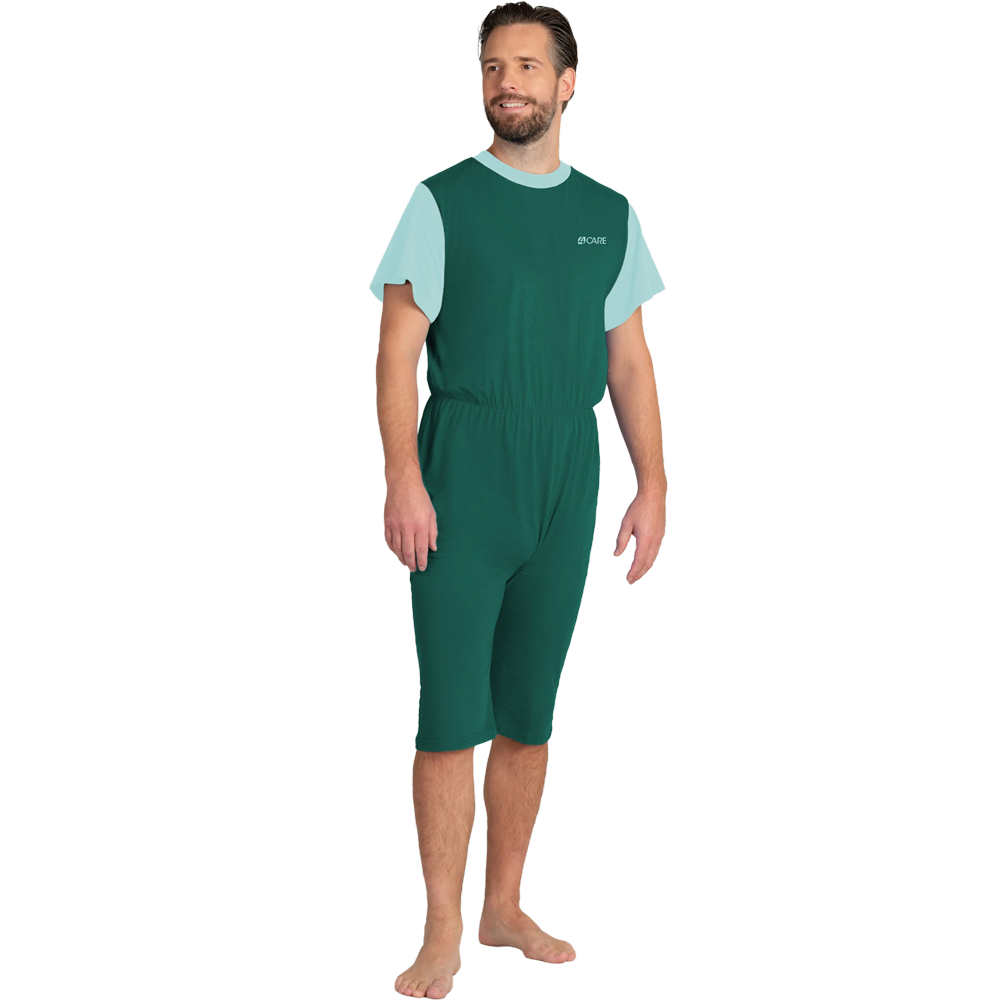 4care Hansop-Overall kurz mit Rücken-Reißverschluss
