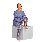 4Care Damen-Hansop-Overall lang 1081 mit Bein- und Rückenreißverschluss