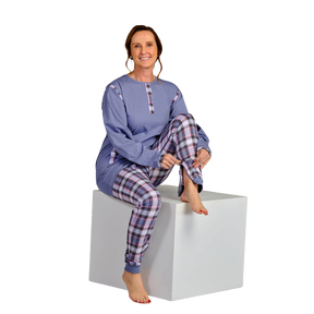 4Care Damen-Hansop-Overall lang 1081 mit Bein- und Rückenreißverschluss