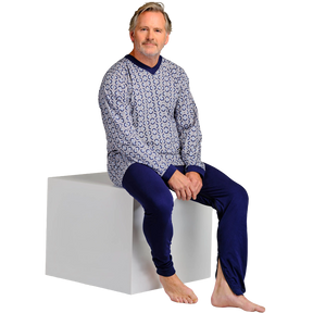 4Care Herren-Hansop-Overall lang 1091 mit Bein- und Rückenreißverschluss