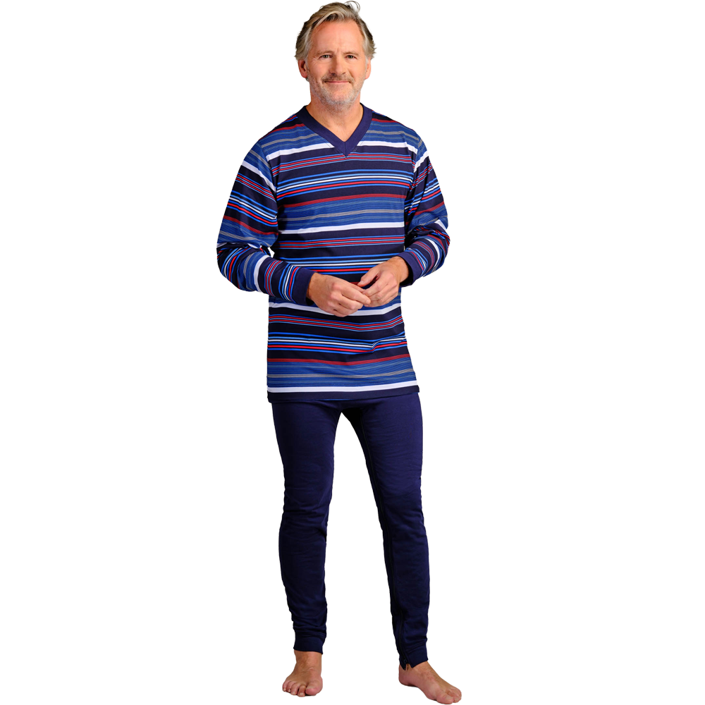 4Care Herren-Hansop-Overall lang 1091 mit Bein- und Rückenreißverschluss