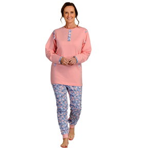 4Care Damen-Hansop-Overall lang 1081 mit Bein- und Rückenreißverschluss