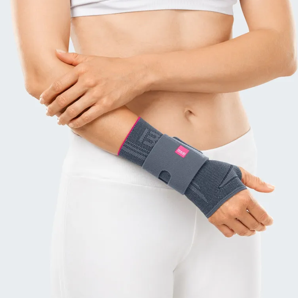 Medi Manumed Active Handgelenkbandage Silber