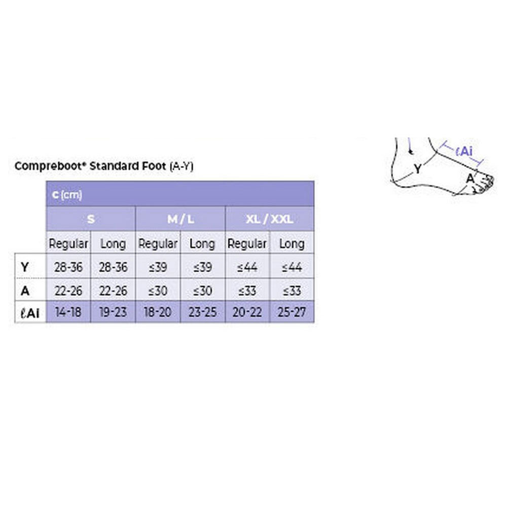 Sigvaris Compreboot Standard Foot Wrap Fuß Ödemtherapie