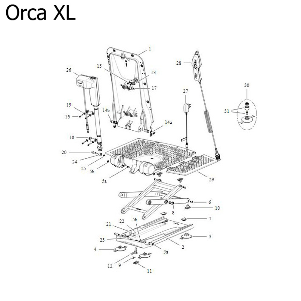 Ersatzteile Aquatec Orca und Orca XL