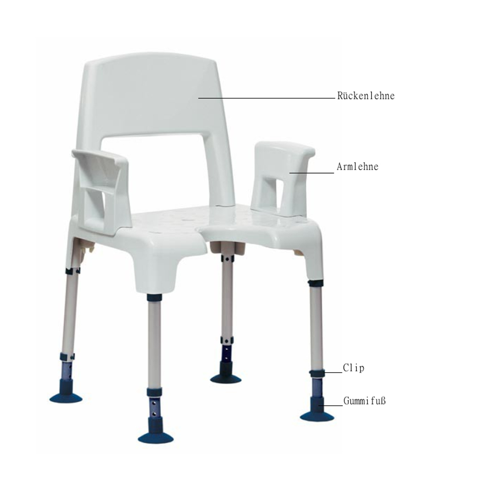 Ersatzteile Aquatec Pico Duschstuhl und Pico 3 in 1
