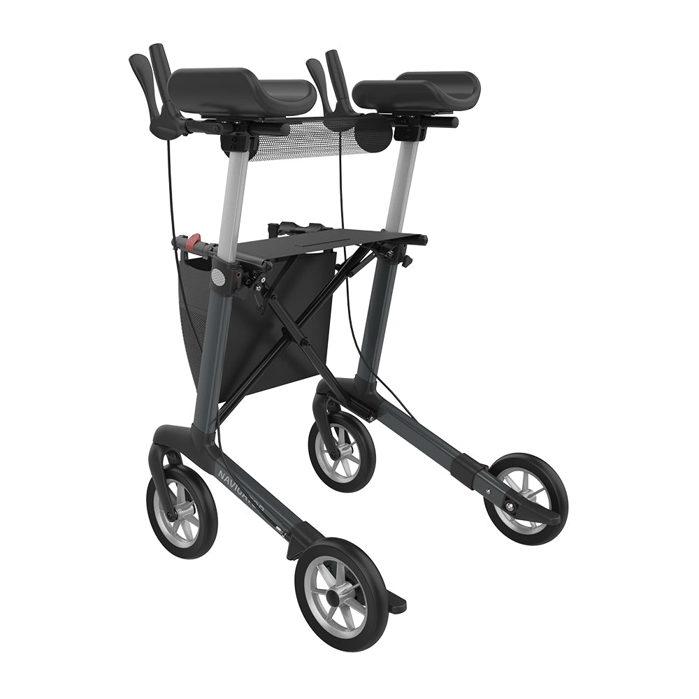 Rehasense Navigator Arthritis Rollator mit Unterarmauflagen und Softrädern