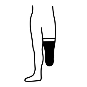 Juzo Kompressions Unterschenkel Stumpfstrumpf Noppenhaftrand