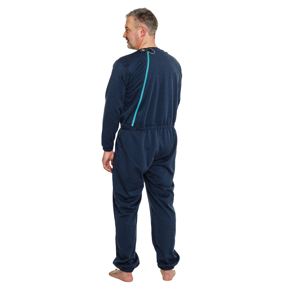 Suprima Pflegeoverall reißfest mit Sicherheitsknopf