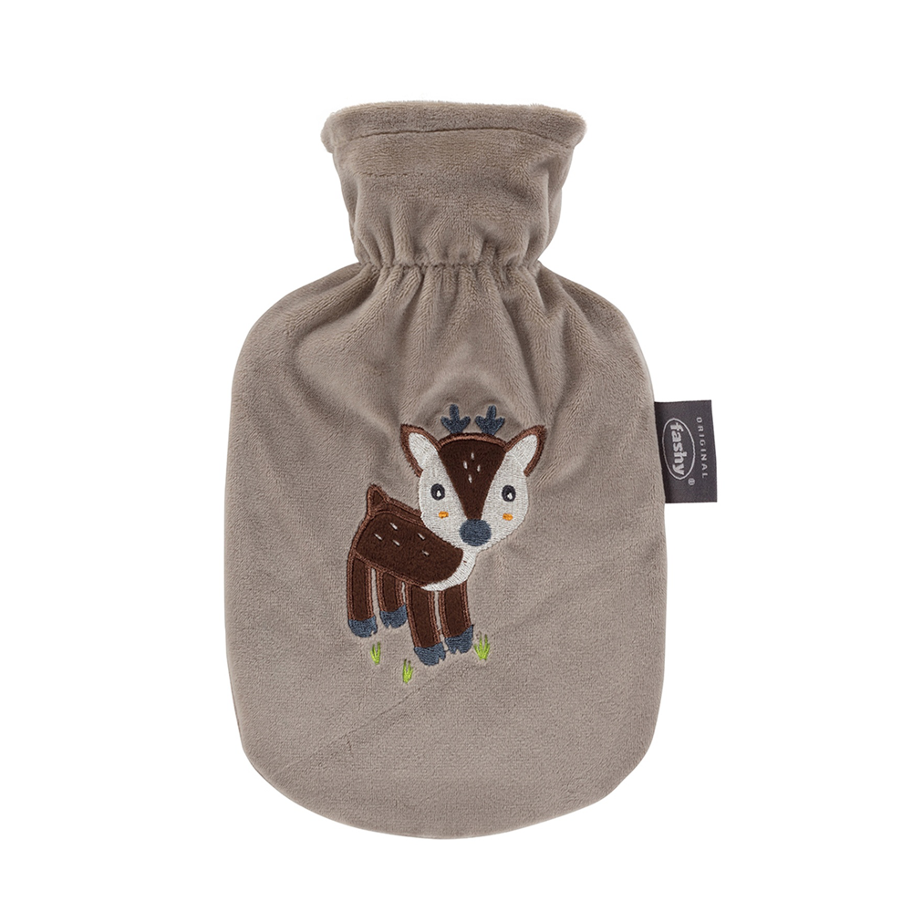 Fashy Wärmflasche mit Bezug Reh